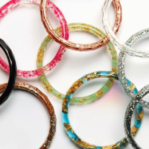 Sparkle & Shine Resin Bangle Set of 2