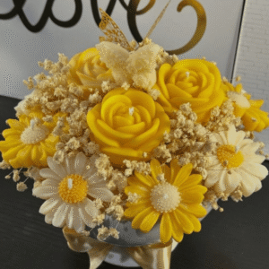 Floral Bouquet Candle Arrangement