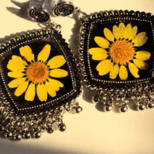 Floral Resin Earrings