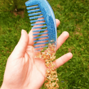 Glitter Resin Hair Combs